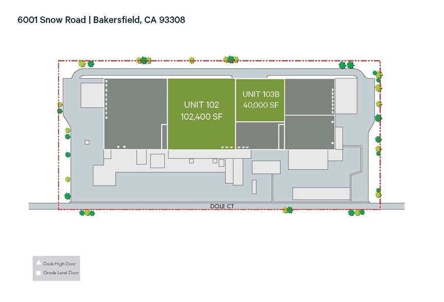 6001 Snow Rd, Bakersfield, CA à louer - Plan de site - Image 2 de 9