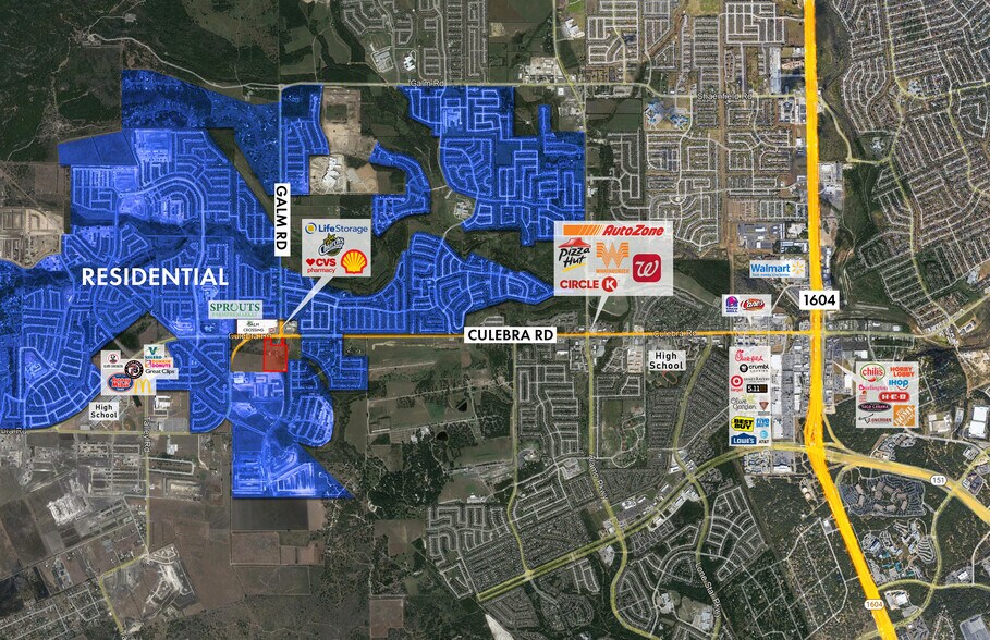 Galm & Culebra Rd, San Antonio, TX for lease - Building Photo - Image 2 of 3