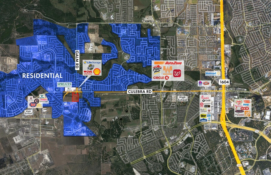 Galm & Culebra Rd, San Antonio, TX for lease - Building Photo - Image 3 of 4