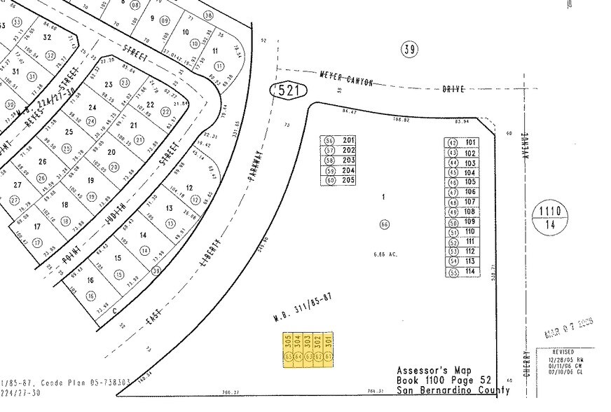 7970 Cherry Ave, Fontana, CA à louer - Plan cadastral - Image 2 de 67