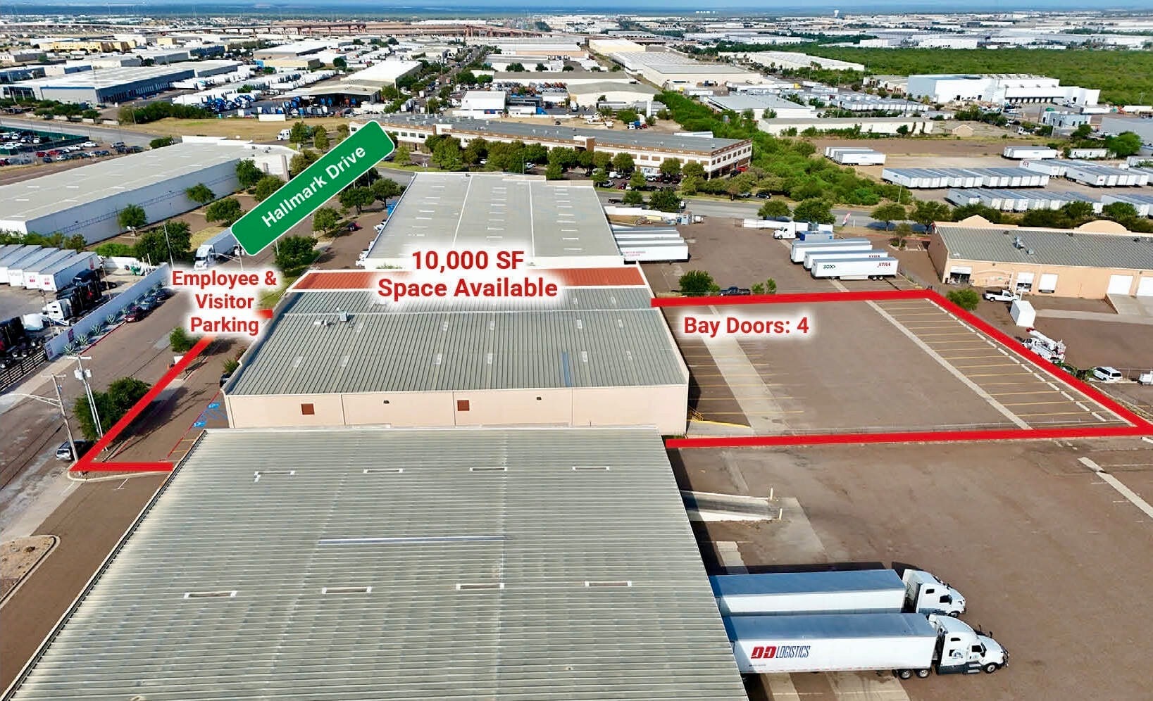 806 Hallmark Dr, Laredo, TX for lease Aerial- Image 1 of 11