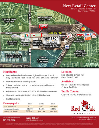 More details for 0 Clay Rd, Katy, TX - Land for Lease