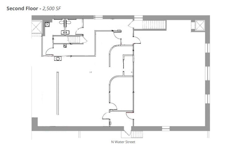 1114 N Water St, Milwaukee, WI for lease Floor Plan- Image 1 of 1