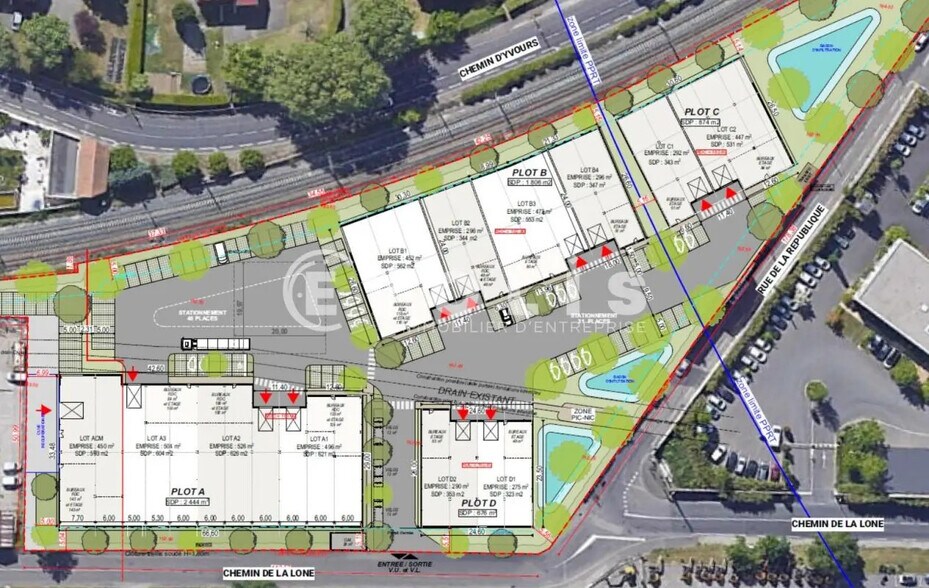 25 Chemin De La Lône, OULLINS-PIERRE-BÉNITE for sale - Building Photo - Image 3 of 9