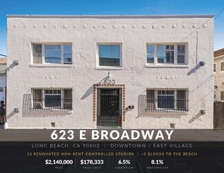 More details for 623 E Broadway, Long Beach, CA - Multifamily for Sale