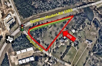 1938 Longmire Rd, Conroe, TX - AERIAL  map view - Image1