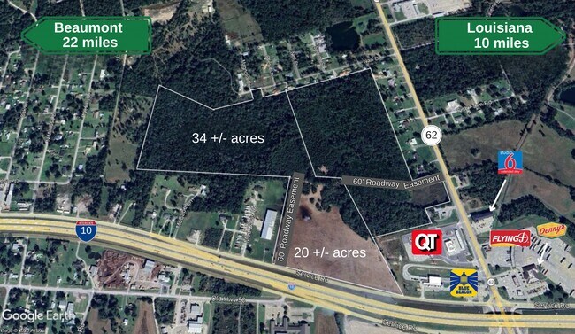 Plus de détails pour 7844 Interstate 10, Orange, TX - Terrain à vendre