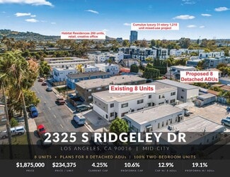 Plus de détails pour 2325 S Ridgeley Dr, Los Angeles, CA - Multi-résidentiel à vendre