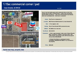 More details for 2106 E Florence Blvd, Casa Grande, AZ - Land for Sale