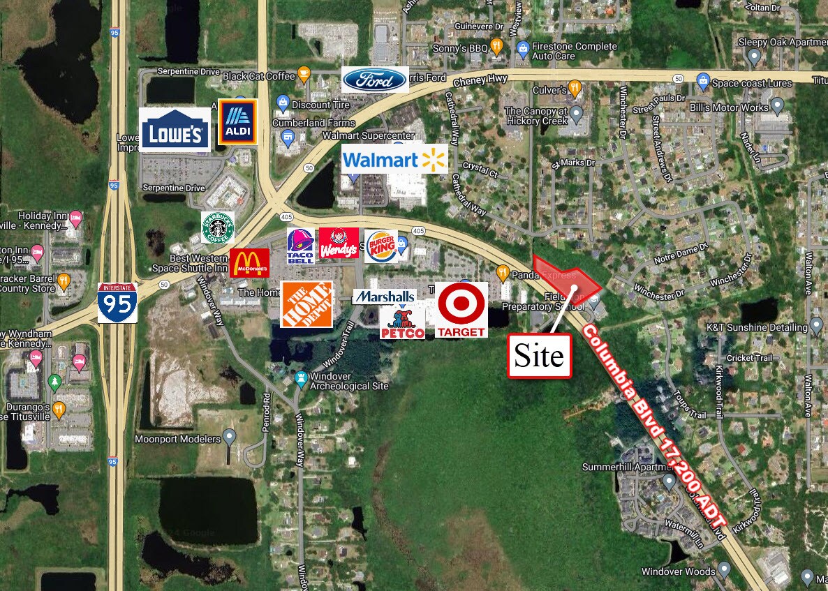 2960 Columbia blvd, Titusville, FL à vendre Aérien- Image 1 de 3