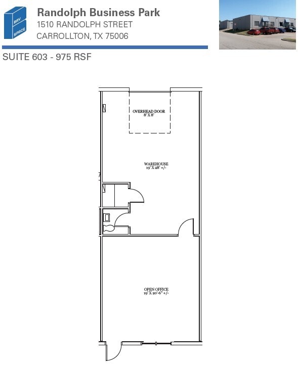 1510 Randolph St, Carrollton, TX for lease Floor Plan- Image 1 of 1