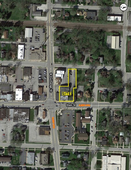 1338 Main St, Crete, IL à vendre - Aérien - Image 3 de 11