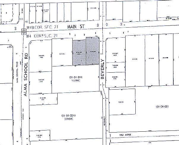 1115 W Main St, Mesa, AZ à louer - Plan cadastral - Image 3 de 8
