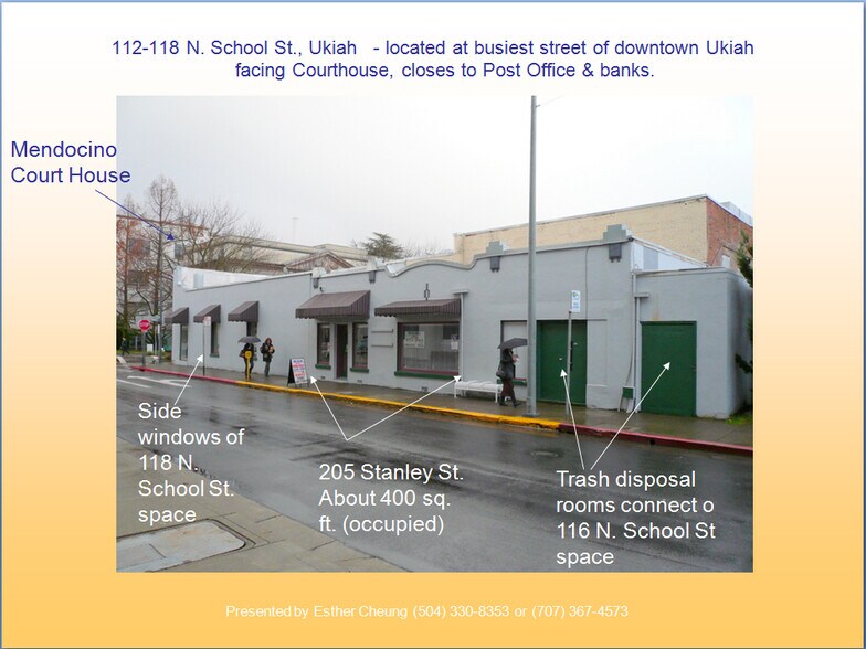 116 N School St, Ukiah, CA à louer - Photo du bâtiment - Image 3 de 6