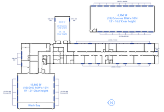4201 W Morris St, Indianapolis, IN for lease Floor Plan- Image 1 of 16