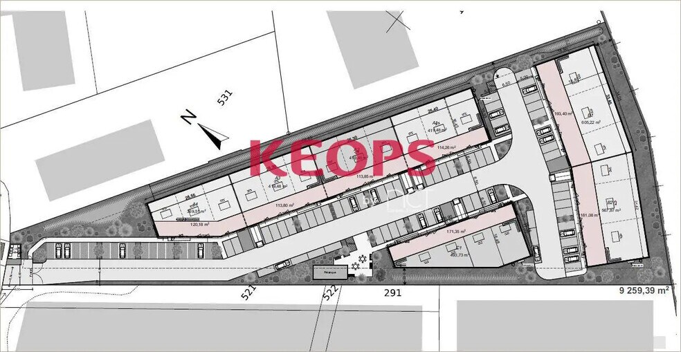 Flex in Launaguet for lease - Site Plan - Image 3 of 8