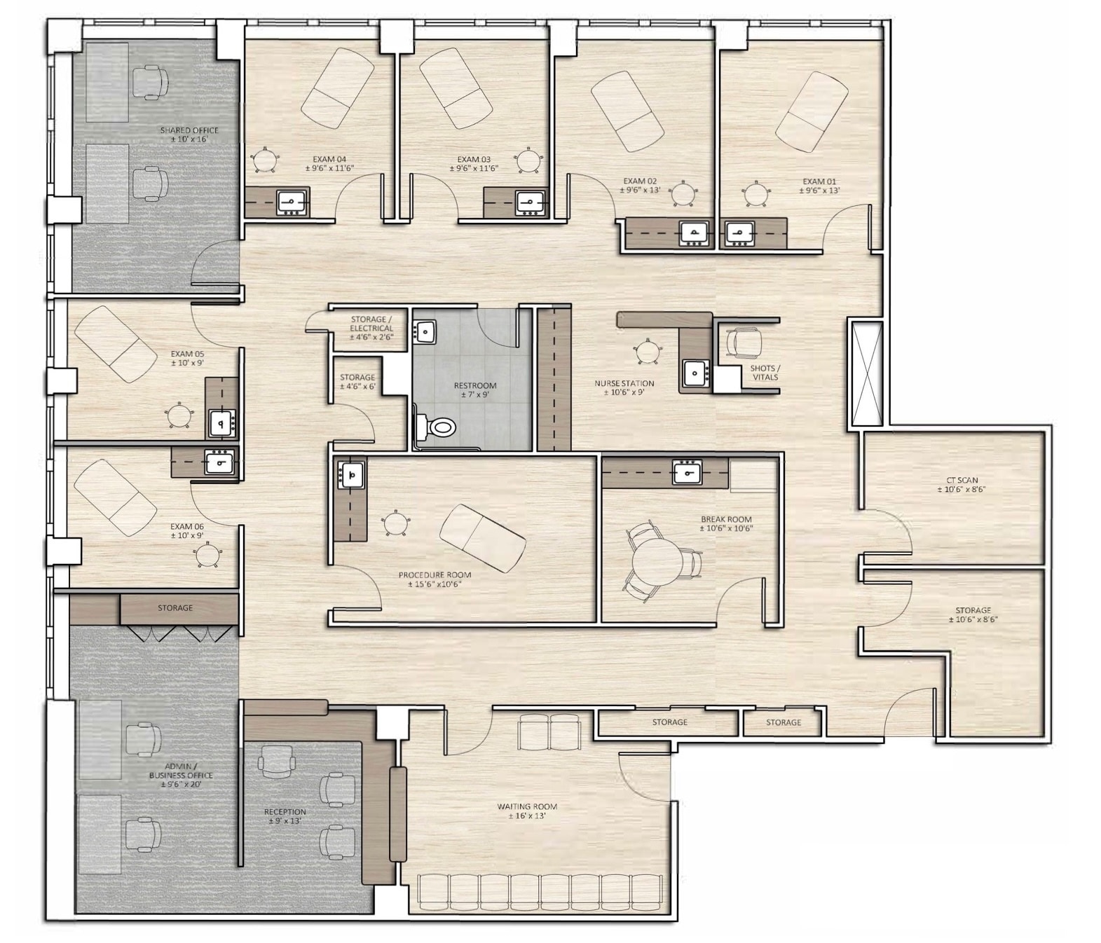 2021 K St NW, Washington, DC for lease Floor Plan- Image 1 of 1