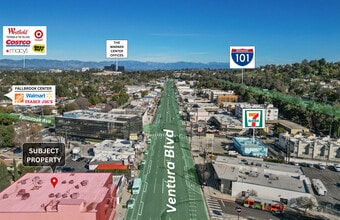 22837 Ventura Blvd, Woodland Hills, CA - AERIAL  map view
