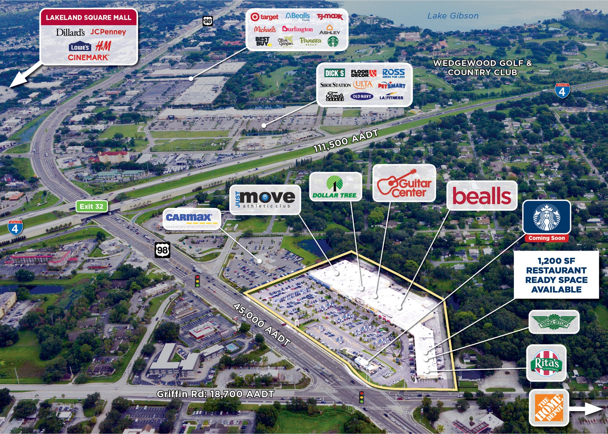 3169-3187 US Highway 98 N, Lakeland, FL à louer Photo du bâtiment- Image 1 de 1