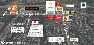 More details for S 121st Street West of Elm, Broken Arrow, OK - Land for Sale