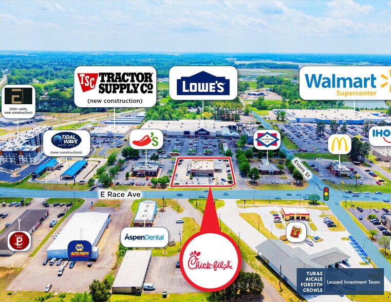 3683 E Race Ave, Searcy, AR à vendre - Aérien - Image 2 de 6