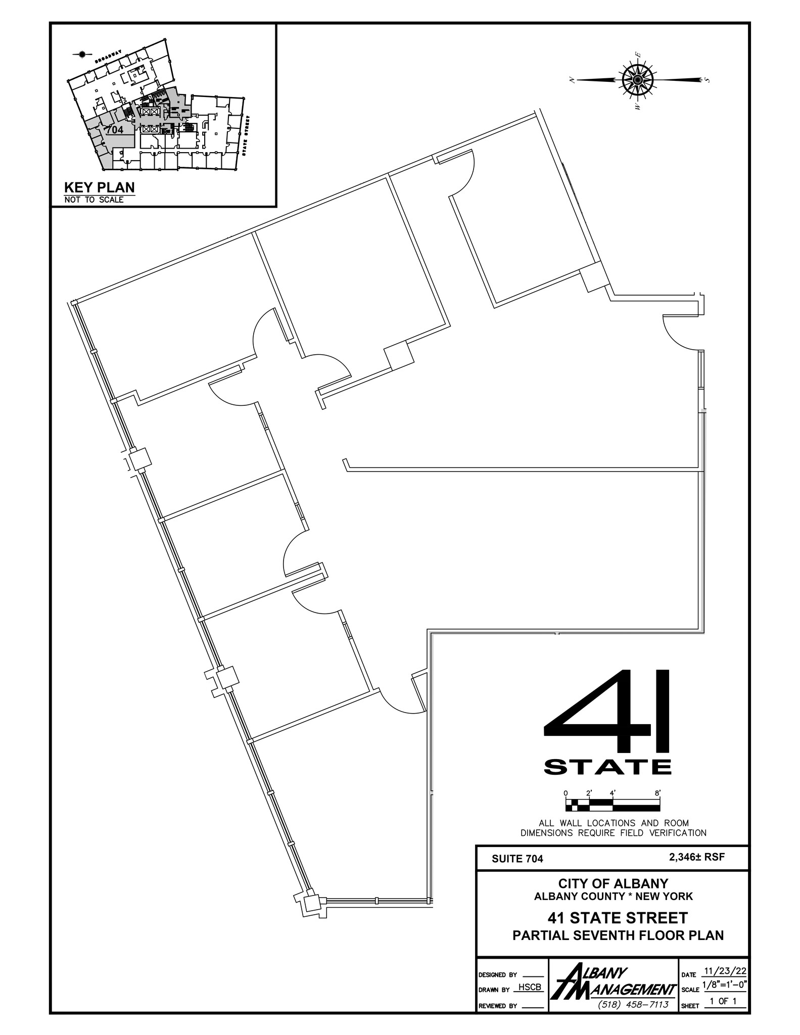 41 State St, Albany, NY à louer Plan de site- Image 1 de 2