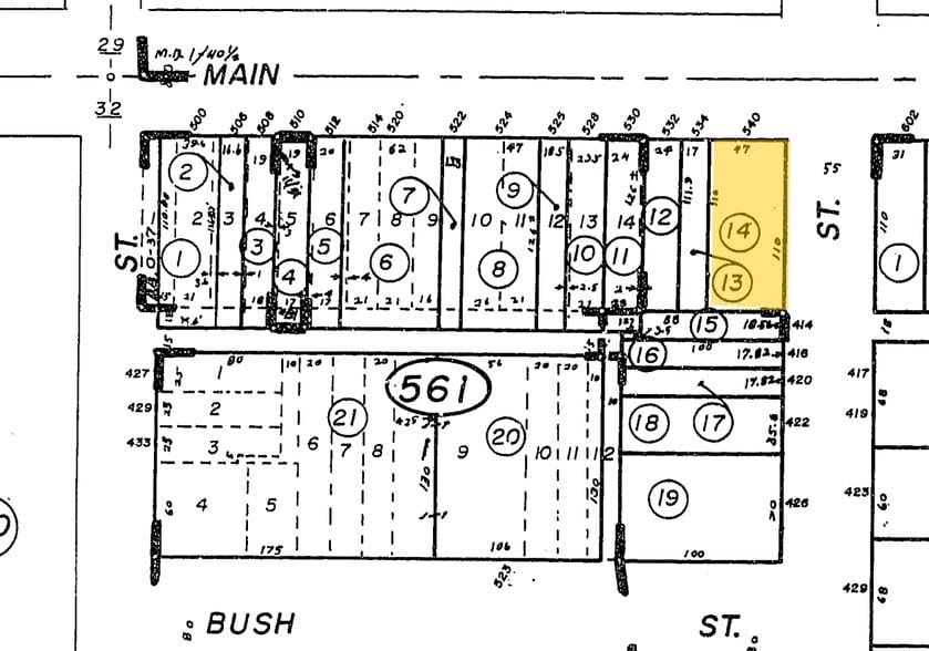 540 Main St, Woodland, CA for sale - Plat Map - Image 2 of 7