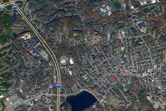133 W Main St, Marlborough, MA - Aerial map view
