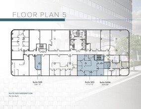 16661 Ventura Blvd, Encino, CA à louer Plan d  tage- Image 1 de 1