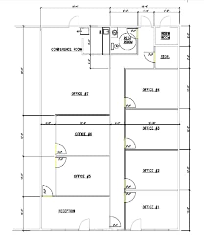 3468 E Sahara Ave, Las Vegas, NV for lease Floor Plan- Image 1 of 1