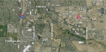 350-366 Norfolk St, Aurora, CO - Aerial map view