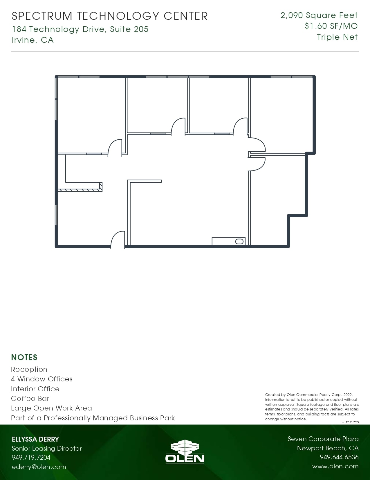 184 Technology Dr, Irvine, CA for lease Floor Plan- Image 1 of 1