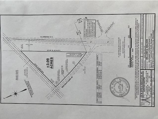 0 Highway 51, Brookhaven, MS for sale - Plat Map - Image 1 of 1