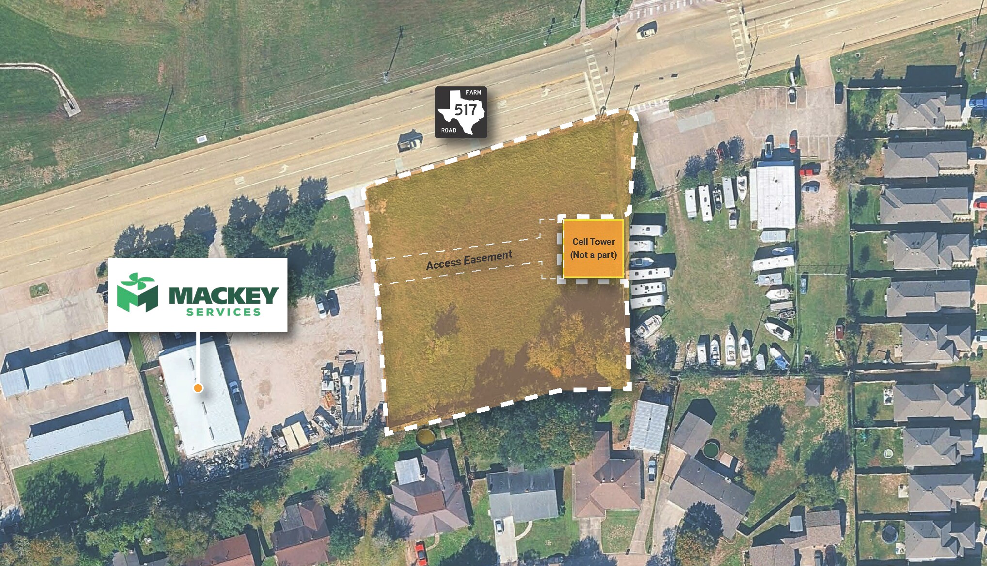 5258 FM 517 Road East, Dickinson, TX à vendre Aérien- Image 1 de 2