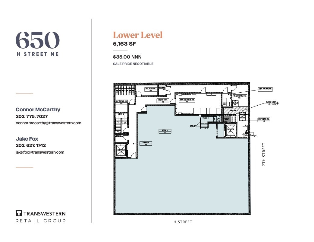 650 H St NE, Washington, DC à louer Plan d’étage- Image 1 de 1