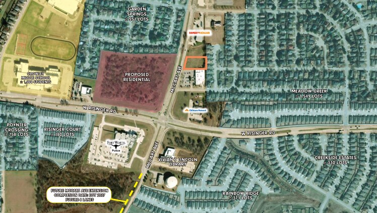 8703 McCart Ave, Fort Worth, TX à vendre - Photo du bâtiment - Image 2 de 2