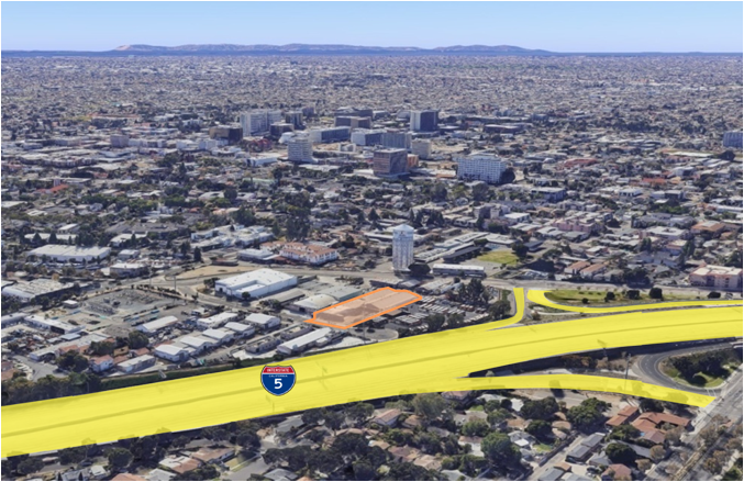 1356 N Santiago St, Santa Ana, CA for lease - Aerial - Image 2 of 8