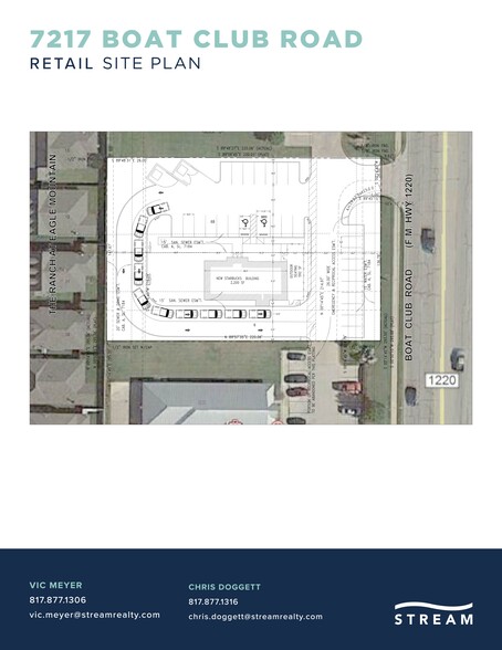 7217 Boat Club Rd, Fort Worth, TX à vendre - Plan de site - Image 2 de 2