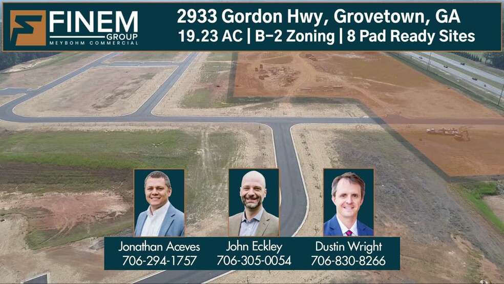 2933 Gordon Highway, Grovetown, GA à vendre - Vidéo sur l’inscription commerciale - Image 2 de 24