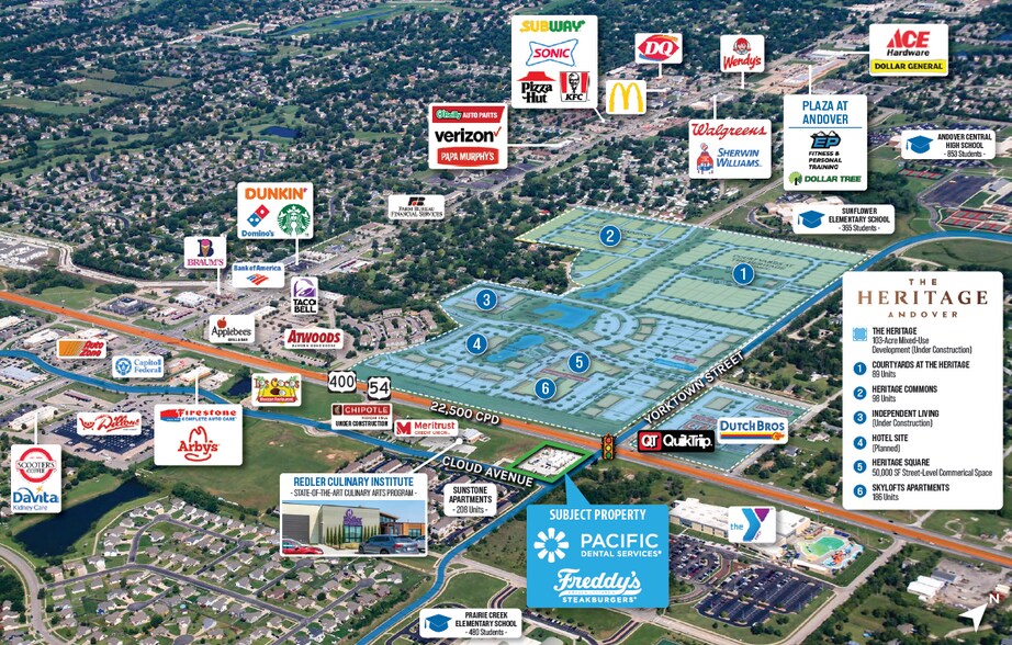 646 E Cloud Ave, Andover, KS à vendre - Photo du bâtiment - Image 3 de 5