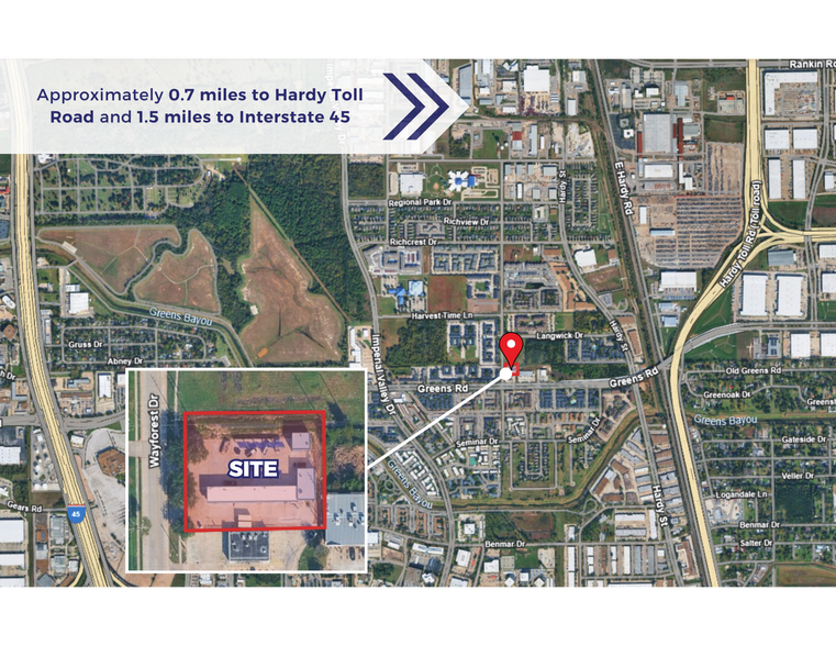 17510 Wayforest Dr, Houston, TX à vendre - Photo du bâtiment - Image 2 de 5