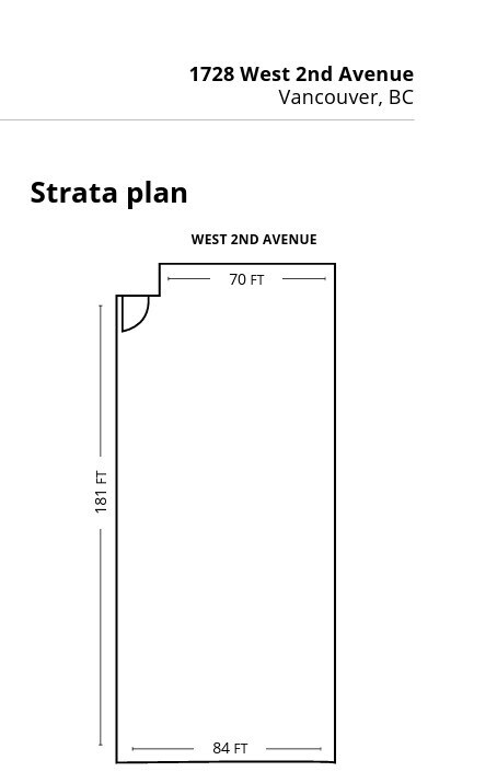 1728 2nd Av W, Vancouver, BC V6J 1H6 - Unit 1728 -  - Floor Plan - Image 1 of 1