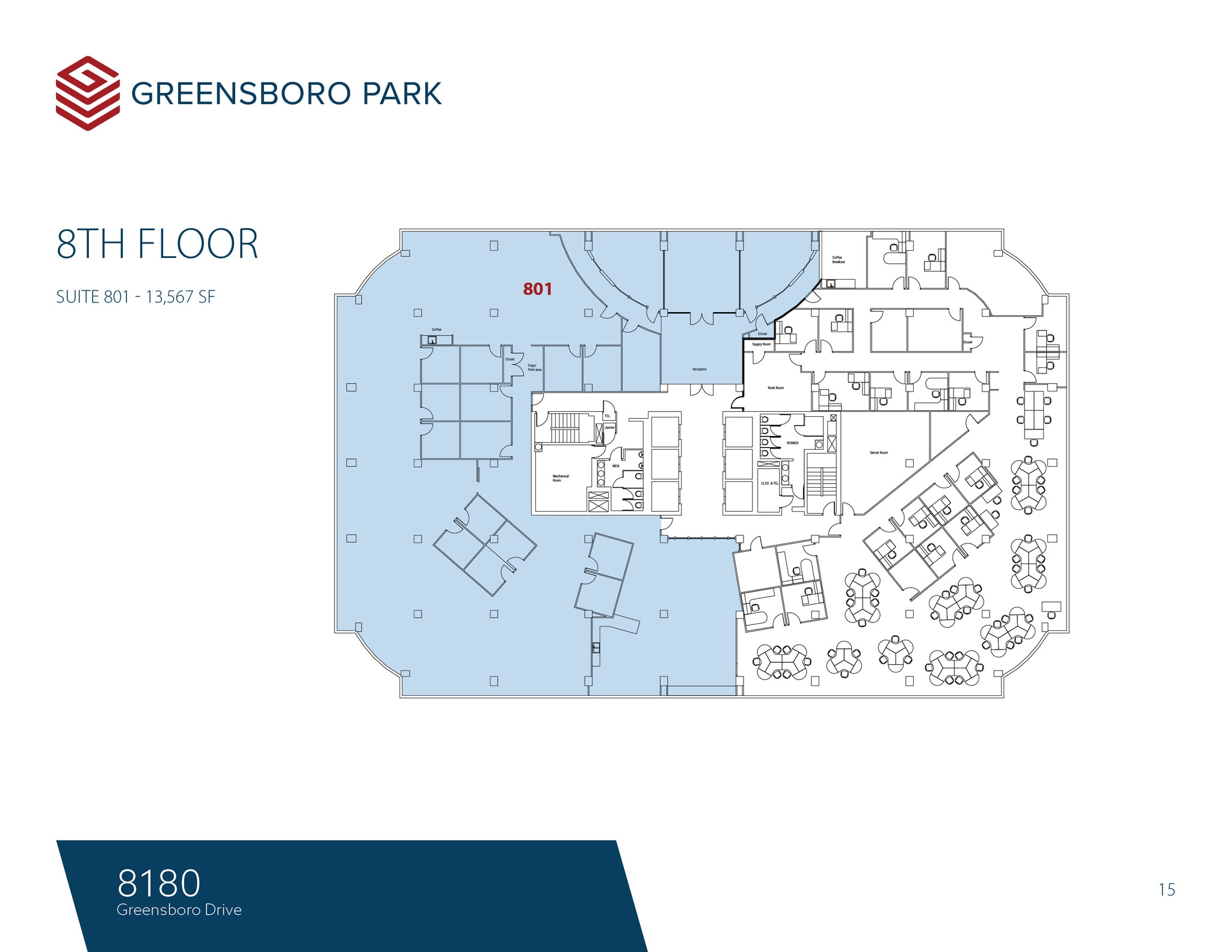8180-8200 Greensboro Dr, McLean, VA for lease Floor Plan- Image 1 of 1