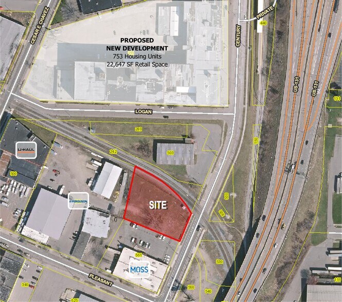 525 Century AVE SW ave, Grand Rapids, MI à vendre - Photo du bâtiment - Image 2 de 4