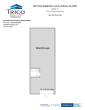 667-759 S State College Blvd, Fullerton, CA à louer Plan d’étage- Image 1 de 1