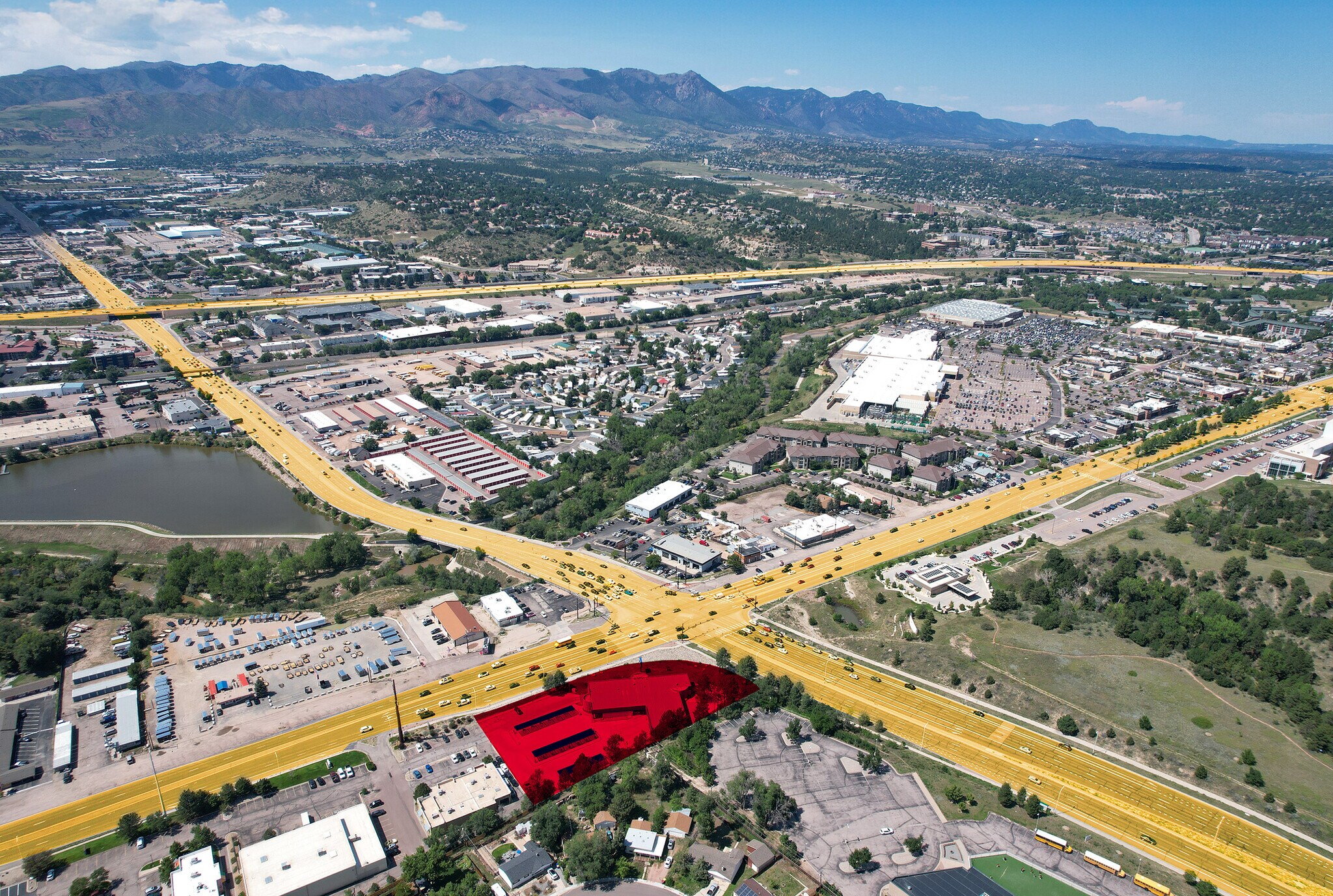 4415 N Nevada Ave, Colorado Springs, CO for sale Aerial- Image 1 of 5
