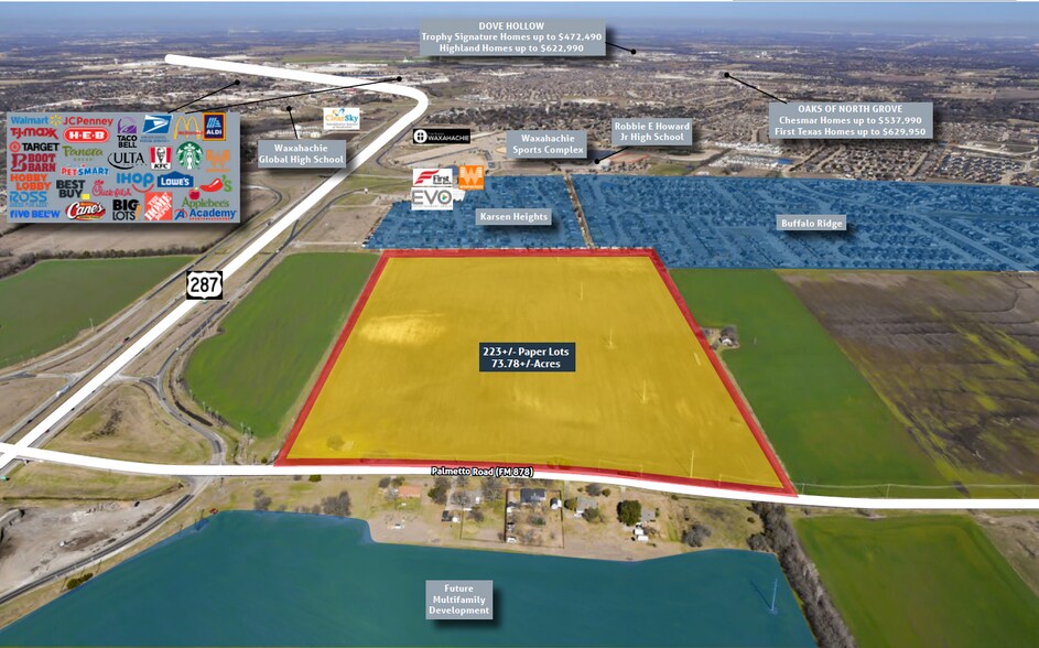 FM Rd 878, Waxahachie, TX à vendre - Photo du bâtiment - Image 2 de 3