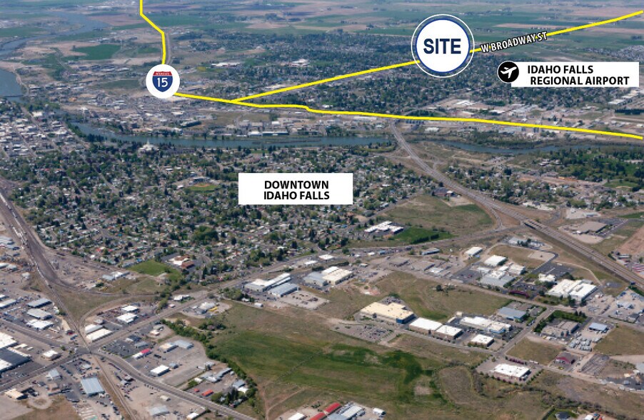 3261 W Broadway, Idaho Falls, ID à vendre - Photo du bâtiment - Image 2 de 2