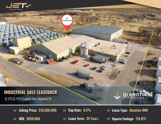Plus de détails pour 225 Lawton Ave, Hereford, TX - Industriel à vendre