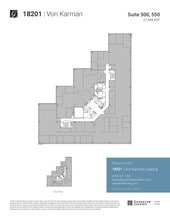 18201 Von Karman Ave, Irvine, CA à louer Plan d’étage- Image 2 de 2